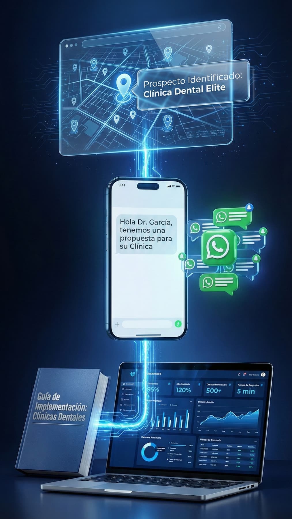 Imagen del panel marca blanca con placeholder de